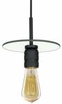Altavola Design Techno Loft függőlámpa 1x60 W fekete-átlátszó LA017/P_black