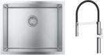 GROHE Készlet acél mosogató Grohe K700 31726SD0, konyhai csaptelep Oltens Borga 35207100