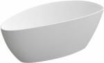 Omnires M+ térben álló kád 156x71 cm ovális fehér BARCELONA156BM (Barcelona156BM)