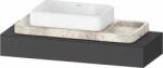 Duravit Qatego konzol 120x47x17 cm grafit QA4699049490000