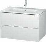 Duravit L-Cube szekrény 82x48.1x55 cm mosdókagyló alá akasztható fehér LC624101818