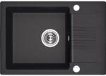 Laveo Celia gránit mosogató 65x44 cm fekete SBC713T (SBC713T)