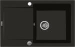 Oltens Gravan gránit mosogató 79x50 cm fekete 72100300 (72100300)