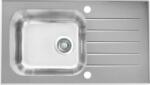 Alveus Vitro üveg és acél mosogató 78x43.5 cm acél 1130528 (1130528)