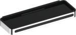KEUCO Plan zuhanypolc beépített vízlehúzóval 28.8 cm fekete-króm 14959010037 (14959010037)