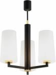 Argon Camelot Plus függőlámpa 3x15 W fekete-sárgaréz-opál 6143