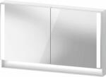 Duravit Qatego szekrény 120x15.5x75 cm tükörrel fehér QA7153018181010