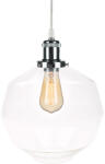 Altavola Design New York Loft függőlámpa 1x40 W króm-átlátszó LA033/P_chrom
