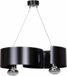 Emibig Vixon függőlámpa 2x15 W fekete-króm 284/2