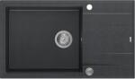 Quadron Evan graniteq mosogató 86x50 cm fekete HCQE58650U8_BS_P2O