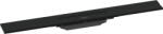 Hansgrohe RainDrain Flex, zuhanylefolyó felső készlet 1200, rövidíthető, falra szerelhető, fekete matt, HAN-56054670 (HAN-56054670)