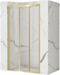 Rea Alex, 3 részes tolózuhanyajtó 120x190 cm, arany matt, REA-K2501 (REA-K2501)