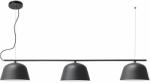 Toolight Szerszámlámpa, mennyezeti lámpa 3xE27 APP1478-3CP, fekete matt, OSW-02420 (OSW-02420)