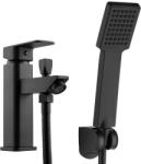 Erga Lucco, mosdócsap kézizuhany készlettel, fekete matt, ERG-YKA-BW. LUCCO-BLK (ERG-YKA-BW.LUCCO-BLK)