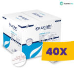 Lucart Strong 216 BA adagolós szalvéta - 2 rétegű, hófehér 24x16cm 150 lapos (Karton - 40 csomag) (832336A)