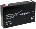 Multipower Ólom akku 6V 7Ah (Multipower) típus MP7-6