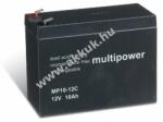 Multipower Ólom akku 12V 10Ah (Multipower) típus MP10-12C ciklusálló, ciklikus