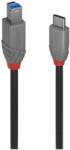 Lindy 36667 USB кабел 2 м USB 3.2 Gen 1 (3.1 Gen 1) USB C USB B Черен (36667) (36667)