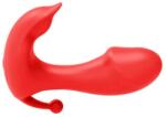 STD Stimulator Mateo, Bluetooth Control, Free App, Silicon, USB, Rosu, 10.5 cm