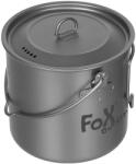 Fox Outdoor Products Oală pentru exterior Fox cu capac, aprox. 1, 1 L, titan