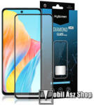 MyScreen Oppo A58 4G, MYSCREEN DIAMOND GLASS LITE EDGE üvegfólia, 9H, Teljes, Fekete (MD7965 DGLFG)