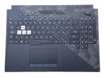 ASUS ROG Strix Hero II GL504GW GL504GS GL504GM GL504GV G515GW series 90NR01C1-R31HU0 Multi-color háttérvilágítással (backlit) burkolattal (topcase) magyar (HU) fekete-mintás laptop/notebook billentyűzet gy
