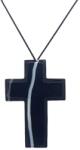  Pandantiv Cruce din Agata Sardonix - 61 x 43 x 5 mm - 1 Buc