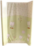 BabyBruin Pelenkázó lap Merev, ékes, zöld cicák 50 * 70 cm