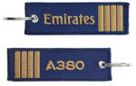  Emirates A380 "captain" kulcstartó