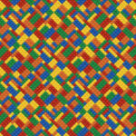  Tapet personalizat camera copilului Lego multicolor 79