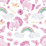  Tapet personalizat camera copilului Unicorns 71