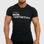 Iron Aesthetics Férfi fitness póló Iron Aesthetics Be Stronger, fekete: XL Fekete