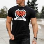 Iron Aesthetics Férfi fitness póló Iron Aesthetics Triumph, fekete: 2XL Fekete