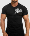 Iron Aesthetics Férfi fitness póló Iron Aesthetics Splash, fekete: XXXL Fekete