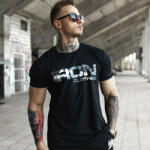 Iron Aesthetics UltraSoft póló Iron Camo Style, fekete: S Fekete