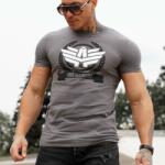 Iron Aesthetics Férfi fitness póló Iron Aesthetics Triumph, szürke: M Szürke