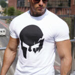 Iron Aesthetics Ultrasoft póló Iron Aesthetics Skull, fehér: 3XL Fehér