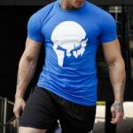Iron Aesthetics Ultrasoft póló Iron Aesthetics Skull, kék: XL Kék