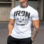 Iron Aesthetics UltraSoft póló IRON MAN, fehér: 2XL Fehér