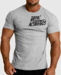 Iron Aesthetics Férfi fitness póló Iron Aesthetics Splash, szürke: S Szürke