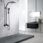 Blue Water Toronto zuhany készlet fal fekete TOR-ZKPN. 400CZARNYMAT (TORZKPN400CZARNYMAT)