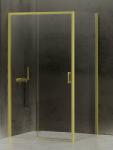 NEW TRENDY Prime Light Gold zuhanykabin 100x70 cm négyszögletes arany fényes/átlátszó üveg D-0420A/D-0222B