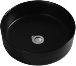 Lavita Merida mosdótál 35.5x35.5 cm kerek mosdótálak fekete 5908211406039 (5908211406039)