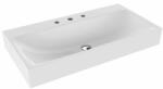 KALDEWEI Silenio mosdótál 90x46 cm négyszögletes klasszikus fehér fényes 904406273001 (904406273001)