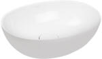 KSURO 02 mosdótál 47x36 cm ovális mosdótálak fehér 20002000 (20002000)