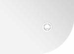 POLYSAN Flexia félkör alakú zuhanytálca 110x80 cm fehér 91261 (91261)