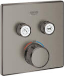 GROHE Grohtherm SmartControl kád és zuhany csaptelep süllyesztett z termosztáttal Brushed Hard Graphite 29124AL0