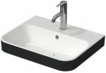 Duravit Happy D. 2 mosdótál 50x40 cm négyszögletes mosdótálak fehér-antracit matt 2360506100 (2360506100)