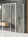 NEW TRENDY Prime White zuhanykabin 110x80 cm négyszögletes fehér matt/átlátszó üveg K-1009 (K1009)