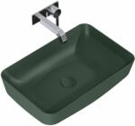Elita Nomia mosdótál 50x39 cm négyszögletes mosdótálak zöld matt RE040500057010 (RE040500057010)